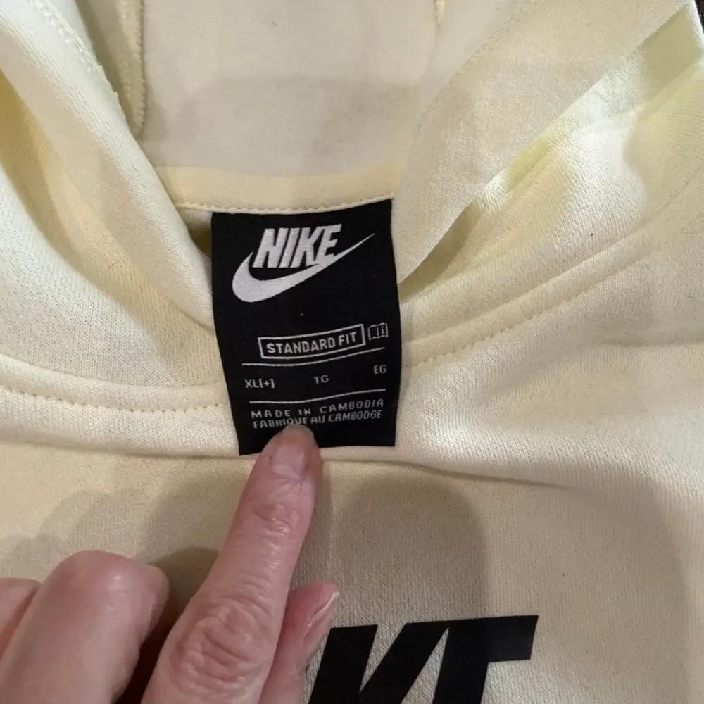 Nike New Hoodie Pale Yellow